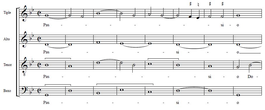 Passio Secundum Mattheum opening